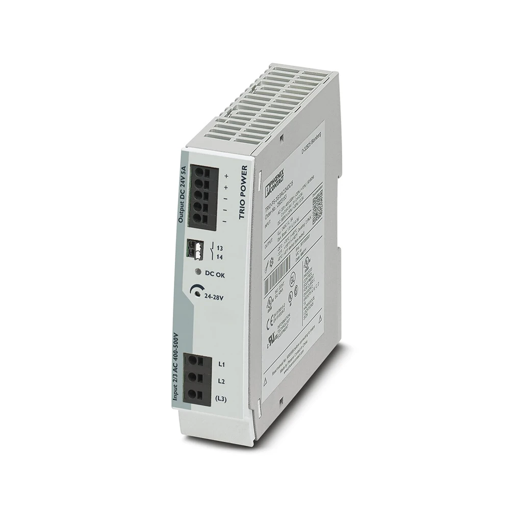 2903153 TRIO-PS-2G/3AC/24DC/5 TRIO POWER For Phoenix Switching Power Supply Output 24VDC/5A 5 2903153 TRIO-PS-2G/3AC/24DC/5 TRIO POWER For Phoenix Switching Power Supply Output 24VDC/5A - Image 3