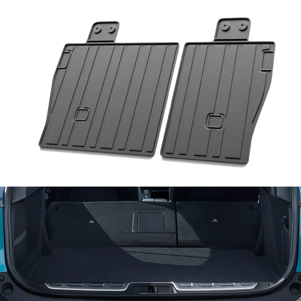 レザー カーゴ ライナー トランク マット 適用: プジョー 5008 2019 2020 ラグ カーペット インテリア アクセサリー ブラウン 6 ピース AL-FF-4313 AL レザー トランク マット カーゴ ライナー 適用: プジョー 5008 2019