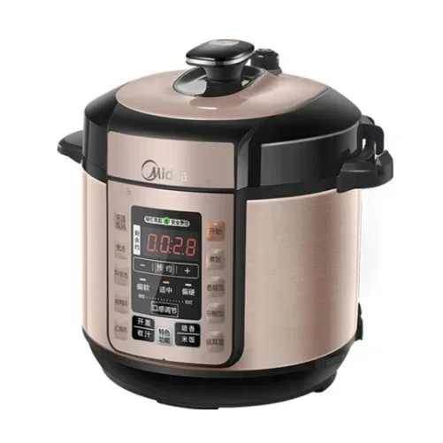 New household electric pressure cooker. Intelligent. Multifunctional. Double gallons. 5 liters large capacity. Can be booked.