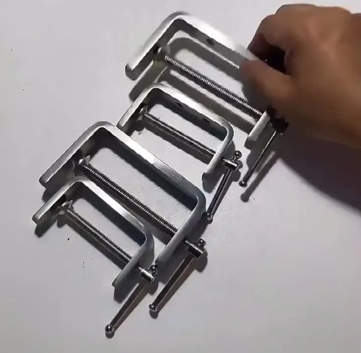 8x C-Klemmen Set 2 Zoll - Hochbelastbar Für Holzbearbeitung & Schweißen