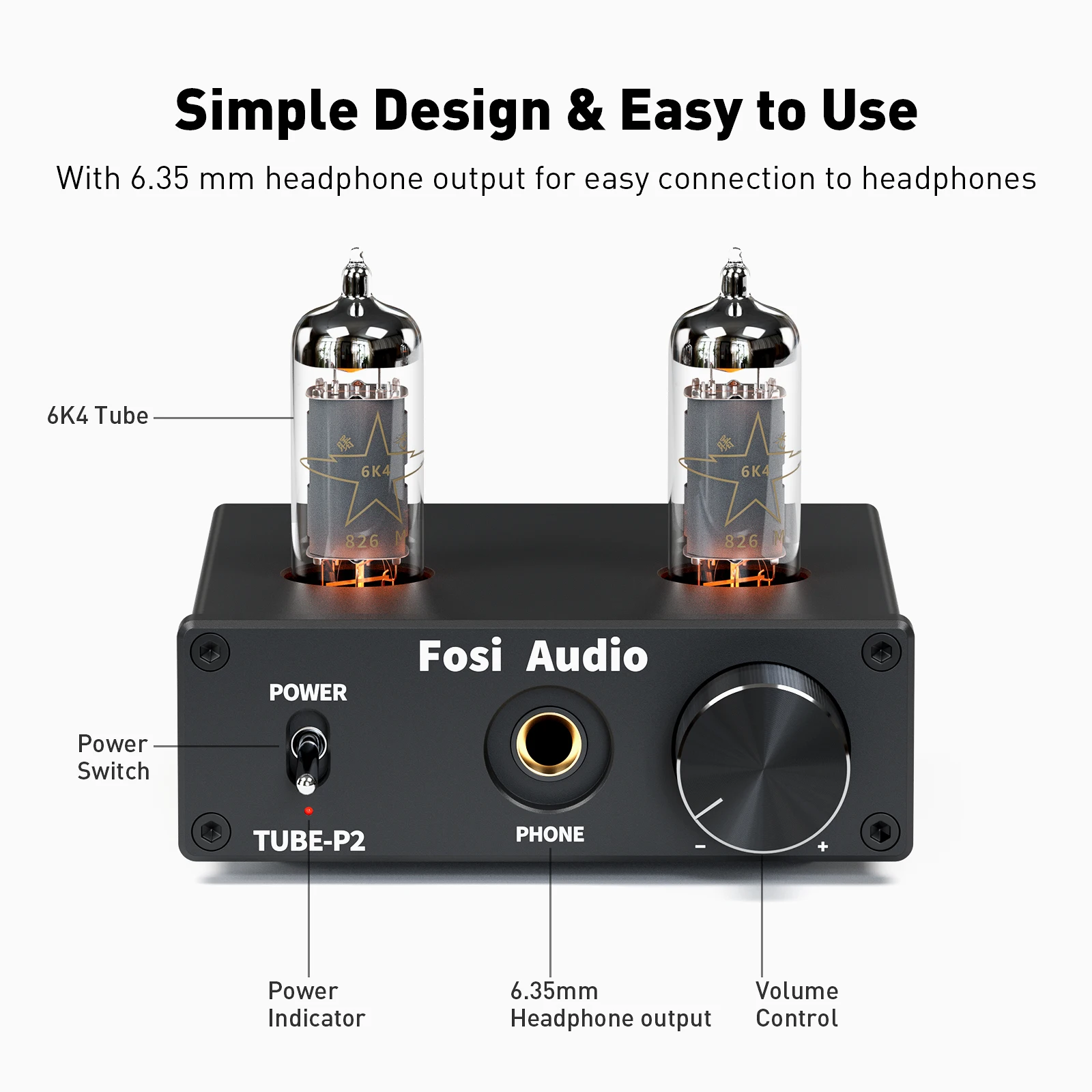 Fosi Audio Box X1 Preamplificador de Phono para tocadiscos MM y caja de  audio Fosi X4 Phono preamplificador amplificador de