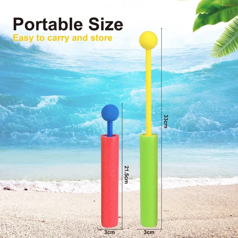 Water Gun Kid Summer EVA Foam Squirt Beach Toys Big Powerful Outdoor Pool Watergun Children Cannon Straight Shoot Toy Gift 6