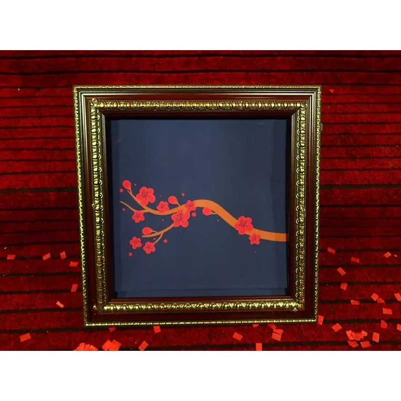 Dove Frame (Twice) Deluxe Dove Frame Pigeon Picture Chang Color To Real Bird Stage Magic Tricks Magic Props Party Magic