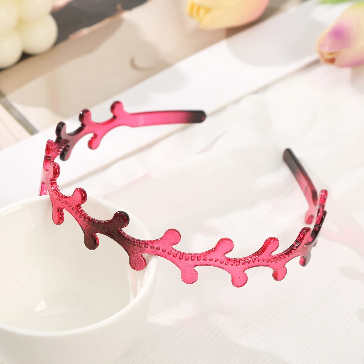 Korean Resin Headband Hairbands For Women New Broken Hair Non-slip Hair Hoops Headbands Women Plastic Hair Headband Hair Band