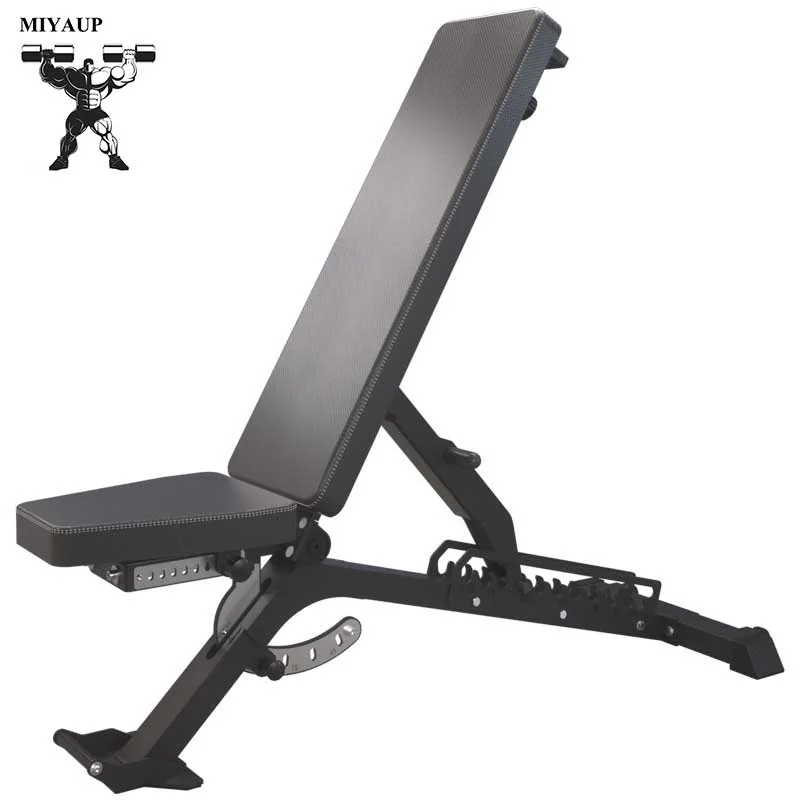 MIYAUP Adjustable Sit Up Fitness Bench Commercial Multifunctional Supine Board, Fitness Chair, Flying Bird