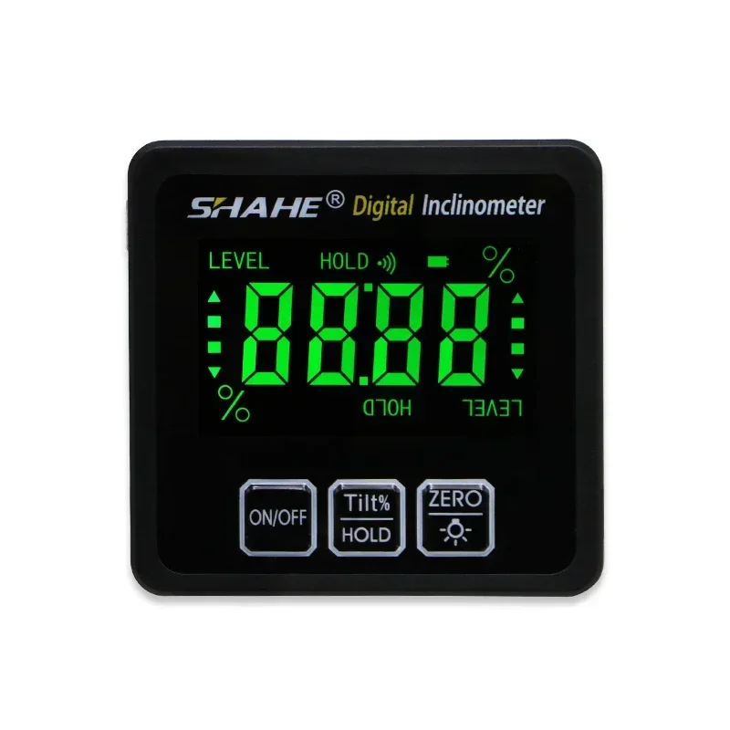 Shahe New High Precision Magnetic Digital Inclinometer Level Box Electronic Protractor With Backlight Angle Meter Tools 2