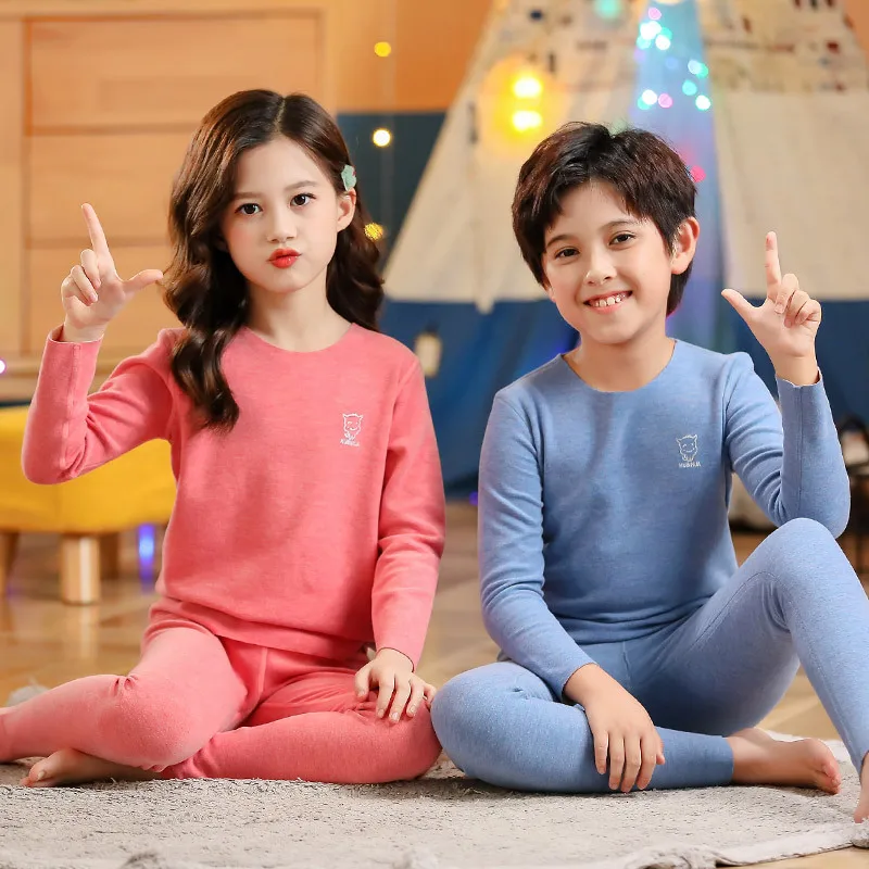 Soft And Warm Childrens Thermal Pajama Set For Boys And Girls Perfect For  Casual Cotton Sleepwear In Autumn And Winter Home Wear Included L231116  From Annaya_store, $8