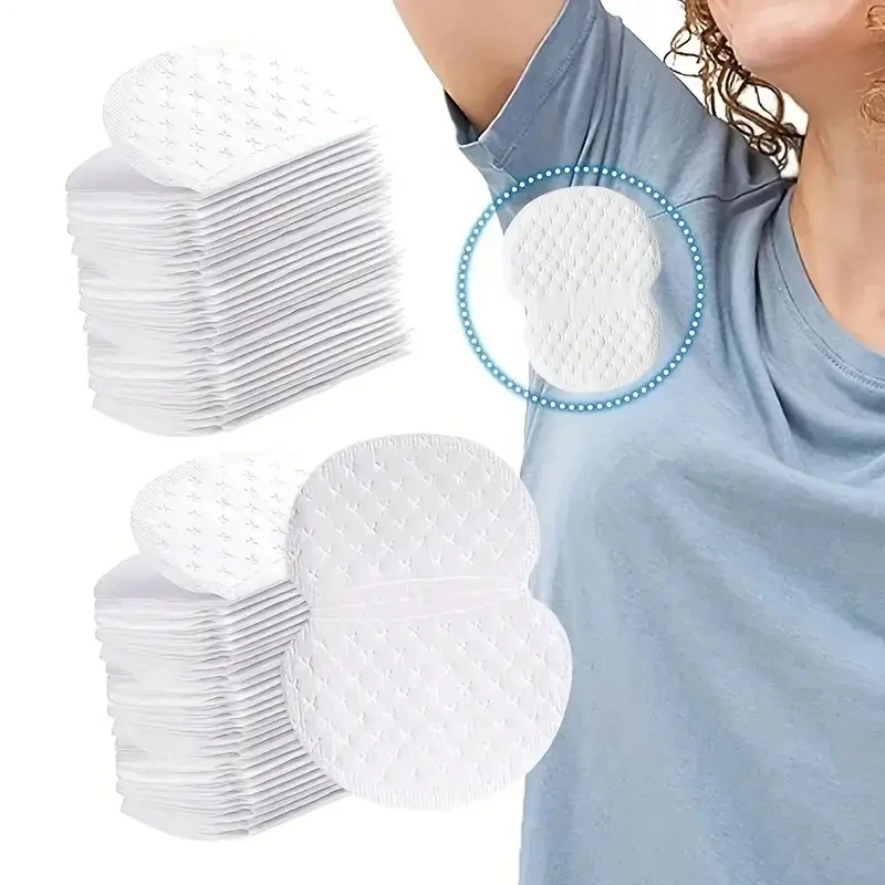 Underarm pads dress clothing perspiration deodorant pads armpit care sweat absorbent deodorant for women men 50/20/10pcs disposable sweat pads