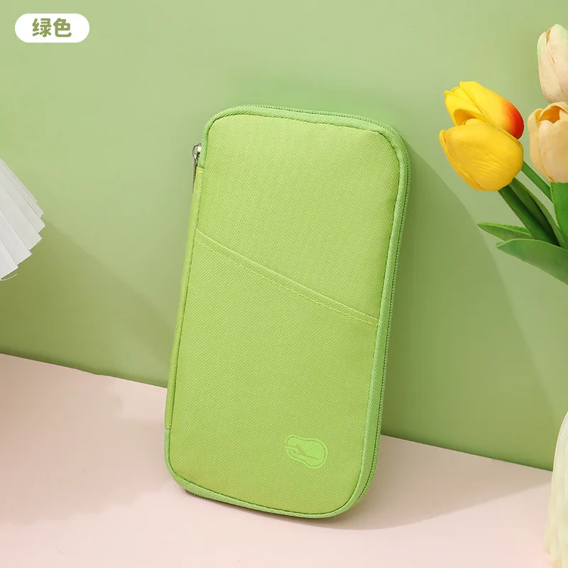 Multi-Functional Wallet-Style Travel Document Holder Men's Women's Style Passport Wallet Organizer Bag Wholesale Stock Available