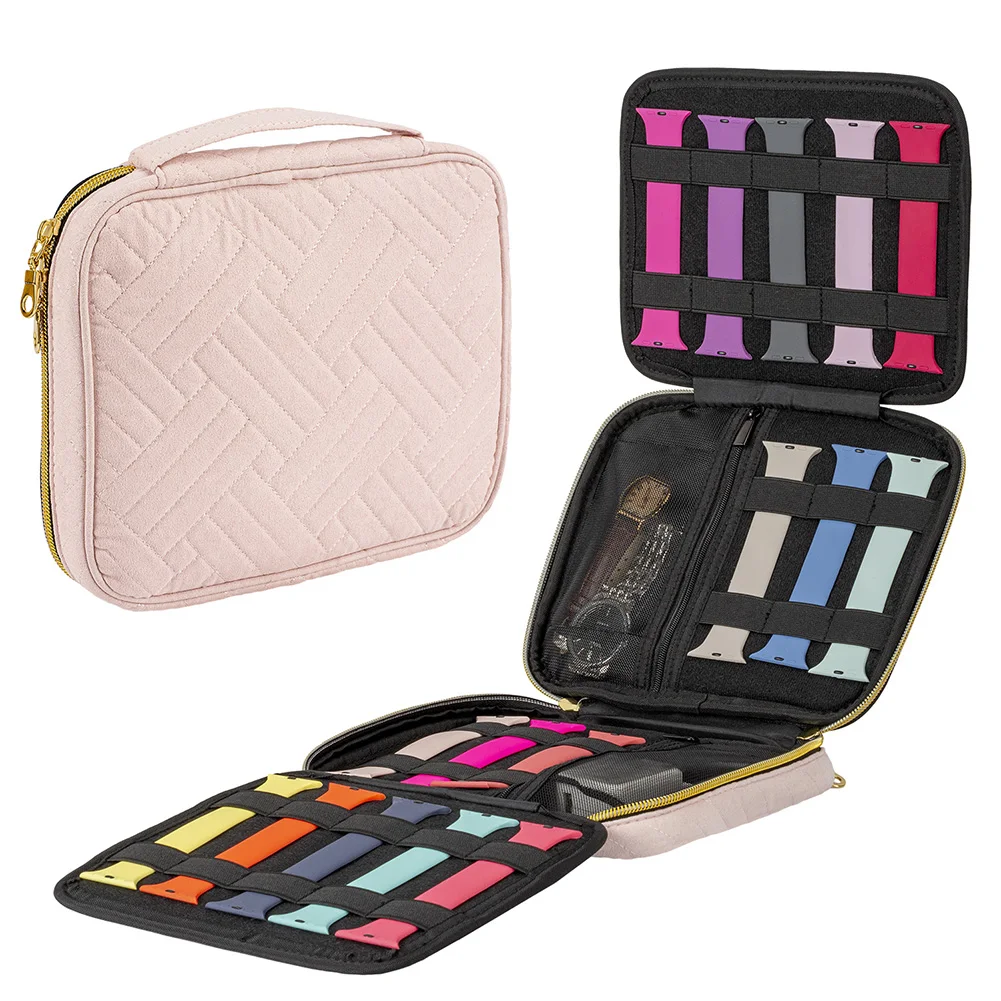 Smart Watchband Velvet Storage Hanging Bages Watch Strap Storage Bags Watchse Strap Accessories Bag Jewelry Box