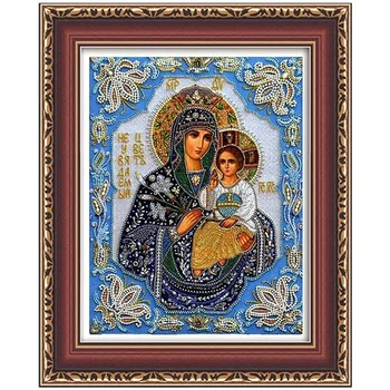 New 5D DIY Handmade Creative Diamond Painting Crystal Orthodox Figurine Decorative Cross-stitch Fashion Religion Paintings 2