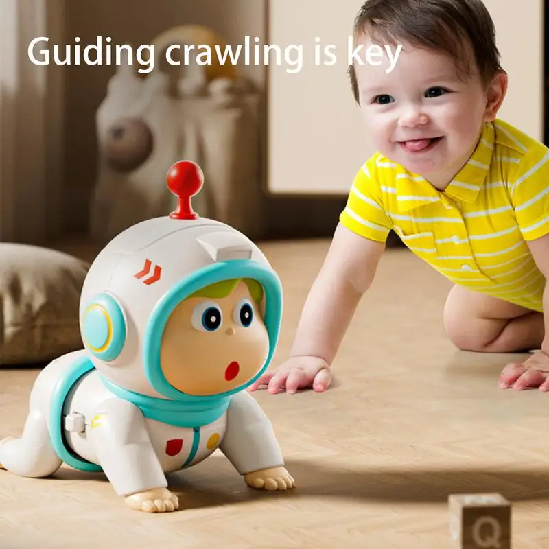 Electric Crawling Toys Developmental Crawling Toy With Head Teether Learning-Education Toys For 0-3 Years Old Toddler For Kids 3