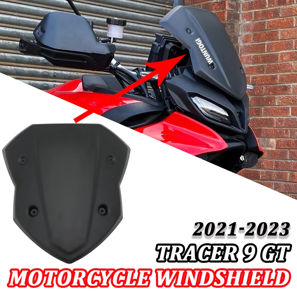 

Motorcycle Rider Protection Windscreen Screen Deflector Fit For Yamaha Tracer 9 Tracer9 GT 2021 2022 Windshield Front Spoiler
