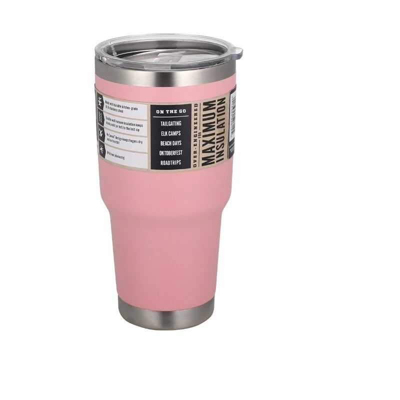 Travel Coffee Mug Water Cup Stainless Steel Thermos Tumbler Cups Vacuum Flask Thermos Bottle Thermal Cup Garrafa Termica Cup Lid recycled glassware Drinkware