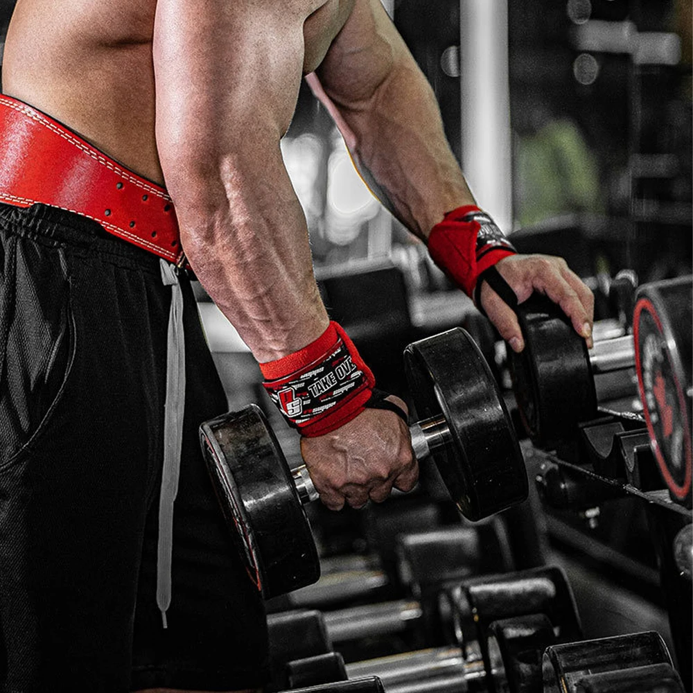 1Pair PROSUPPS III Exquisite Breathable Wristbands Wrist Brace Support Band Gym Fitness Sport Bracers Grip Strap All for Gym