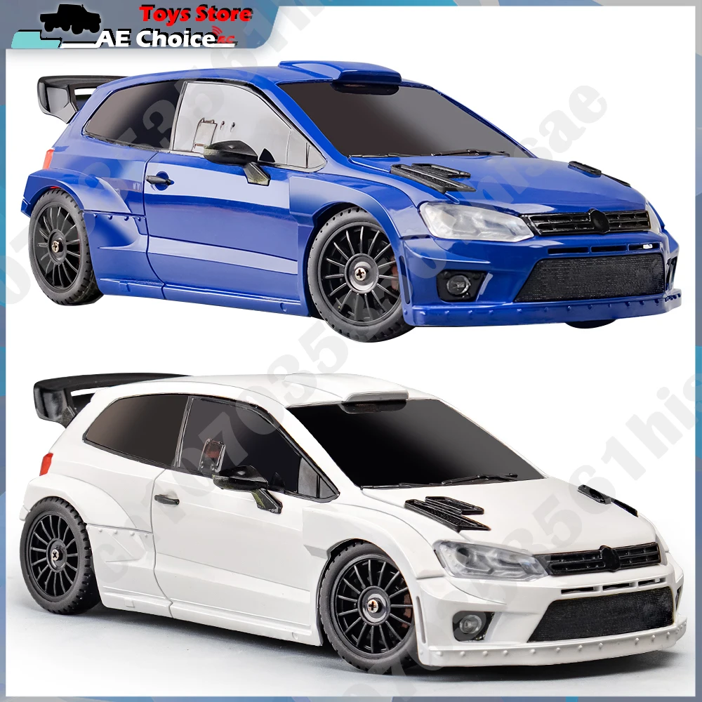 LDRC LD2801 RC Drift Car 1/28 POLO Race Car Model  2.4G 4WD LED Lights Full Scale Controlled Model Children Car Toys Gifts 6