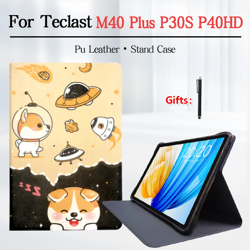 

Складная подставка из искусственной кожи для Teclast M40 Plus P30s P40HD 2023