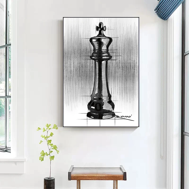 Rook Chess' Poster, picture, metal print, paint by valkry art