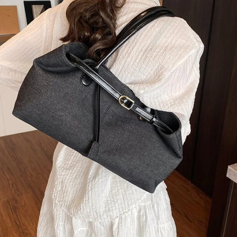 2026 Borsa da pendolarismo versatile alla moda di alta qualità Borsa a tracolla singola per ascella semplice casual di grande capacità per le donne - immagine 3