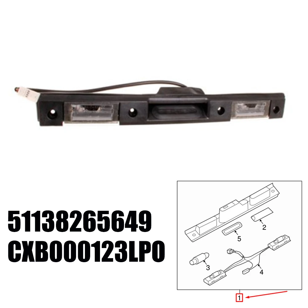 

Car Rear License Plate Light Trunk Tailgate Switch Plate For Land Rover For Range Rover L322 2002-2012 CXB000123LPO
