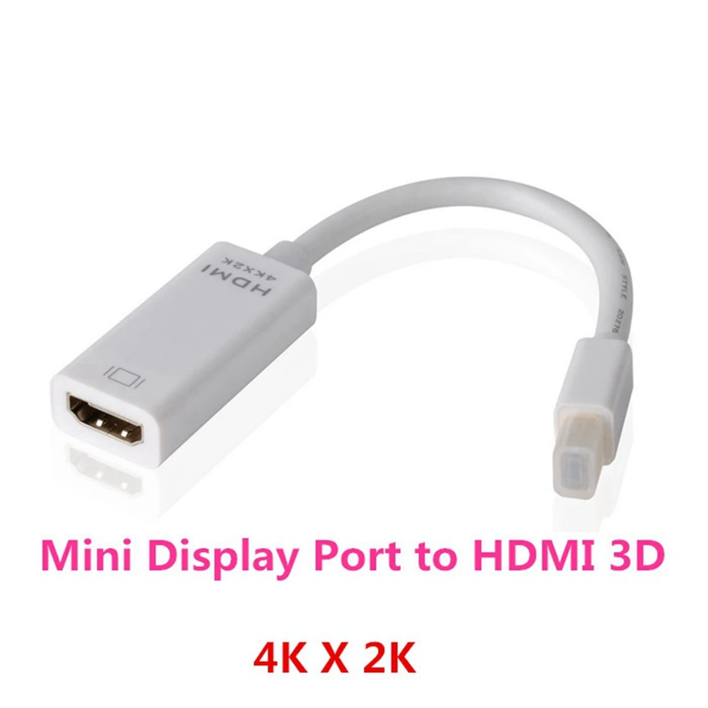 

Mini Displayport to HDMI Compatible Cable 1080p TV Projector Projector Display Port Converter for Mac Mini Apple MacBook Air Pro