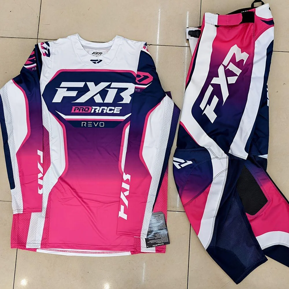 Motocross Gear Set 2025 FXR Jersey Set Off Road Motorcycle Race Dirt Bike Motocross Moto Racing Suit