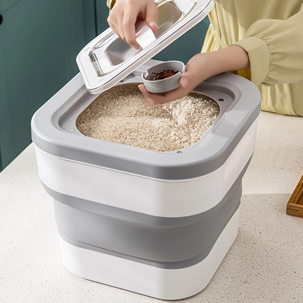 Voltsify Collapsible and Portable Food Storage Container with Non-slip Base: 3 - 5 Days Free Delivery Only UK