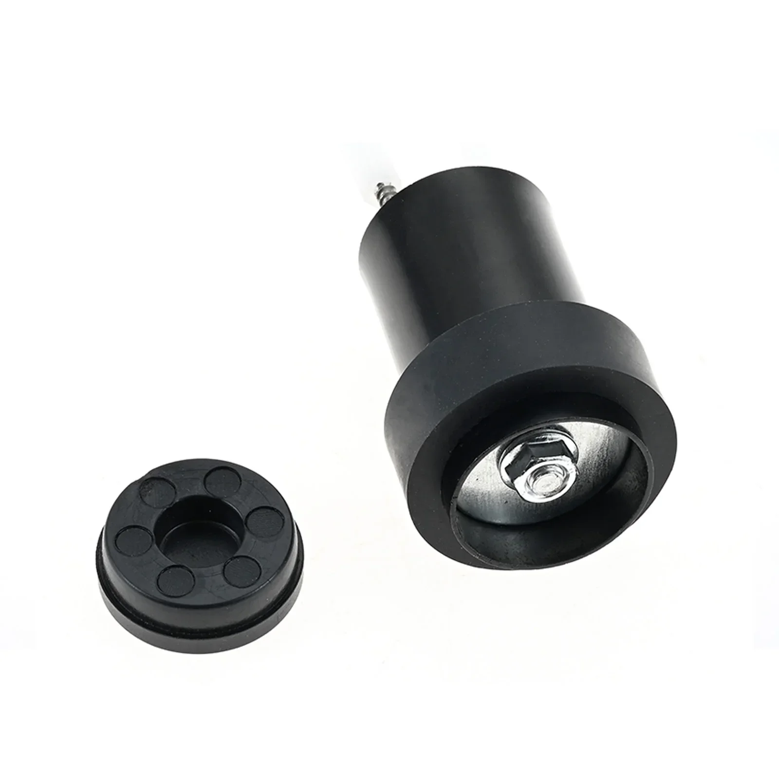 Door Stopper 1Pc Stainless Steel Door Stopper Rubber Anti-collision Cylindrical Door Stop Floor Wall Mount for Wood Glass Ceramic Tile Doors door stopper
