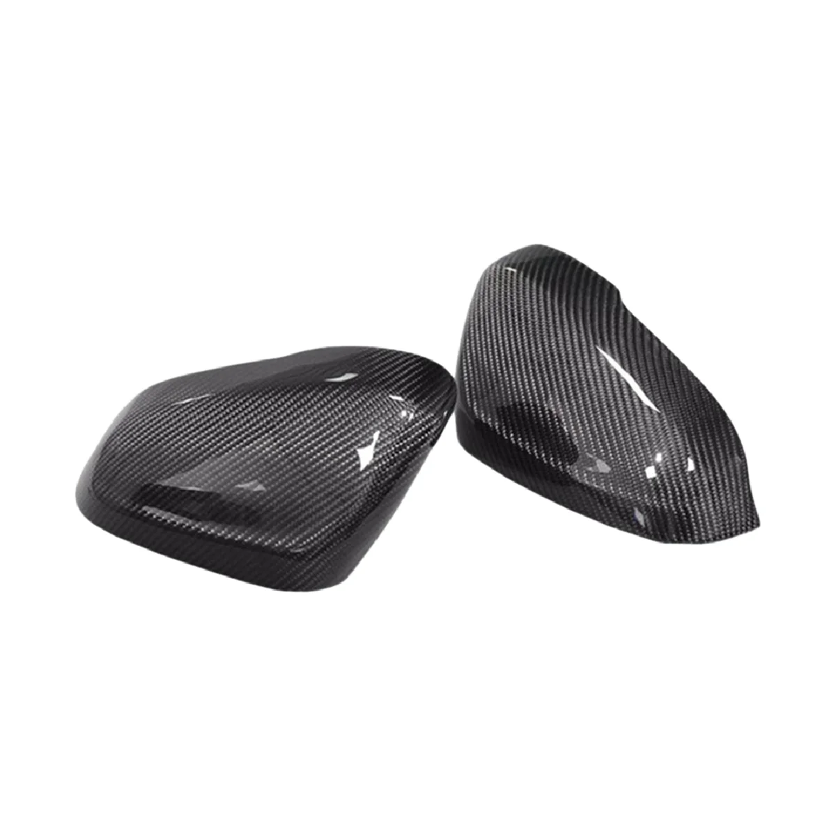 

Car Carbon Fiber Side Rear View Mirror Cover Trim for S60 S60L S80L V40 2014-2019
