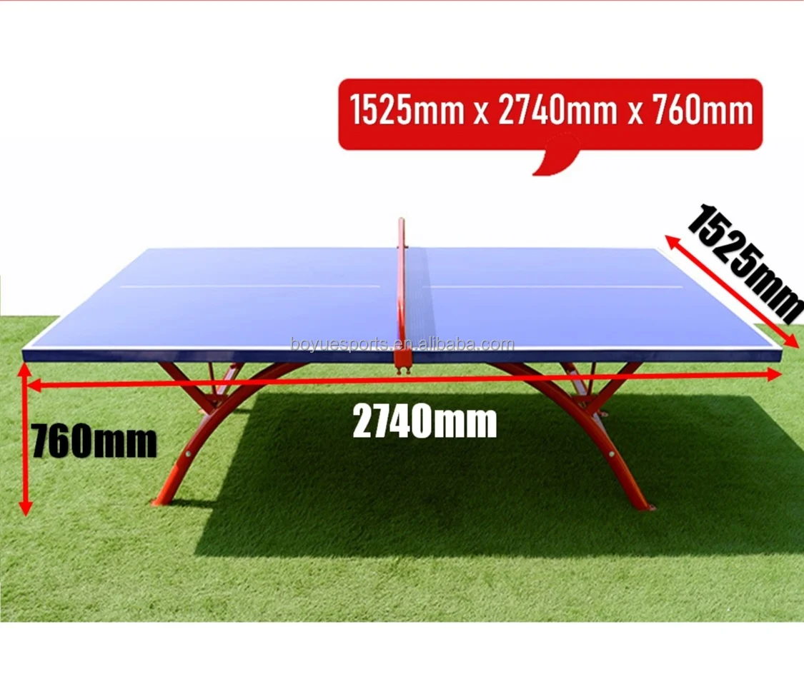 Factory Hihg Quality Indoor Outdoor Used Table Tennis Table with Professional Ping Pong Net and Post Set Ping Pong