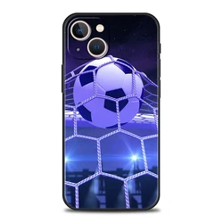 Premium Football Sport Silicone Phone Case Cover - Soft Protective Shell - iPhone 13 Mini (A7)
