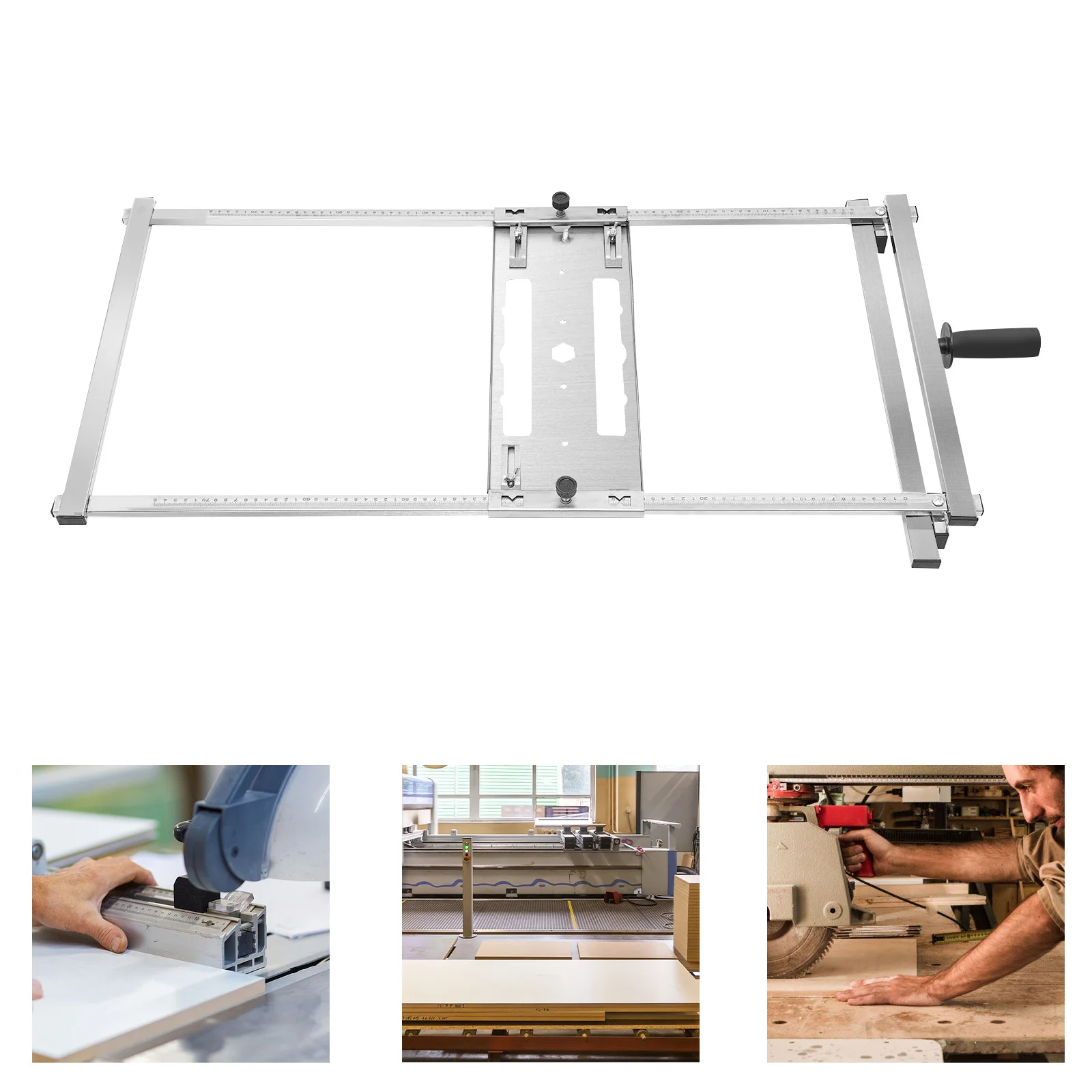 

Stainless Steel, Woodworking 7-Inch Electric Circular Saw Machine Edge Guide Positioning Cutting Tool