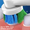 Oral B Rotation Electric Toothbrush DB5010 AA Battery 9600 Rpm Cross Action Cleaning Teeth Tooth Brush with Brush Refills 3