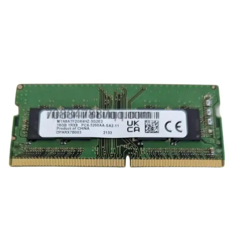 

Оригинальный 100% Аутентичный 16G 1RX8 DDR4 3200AA MTA8ATF2G64HZ-3G2E2/E1