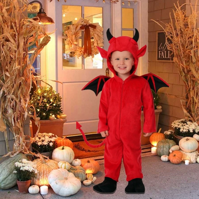 Sprinlot Déguisement Chauve-souris Pour Enfant – Cape Et Masque Réglables – Tissu Doux, Pour Halloween Et Carnaval