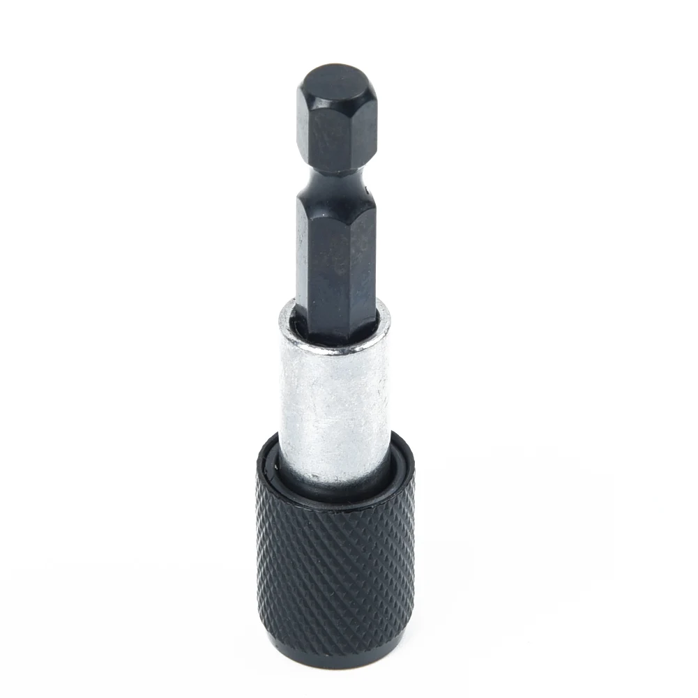 Magnetic Screwdriver Bit Holder 1/4" 60mm Flexible Quick Release Drill Screw Conversion Change Adapter Converter