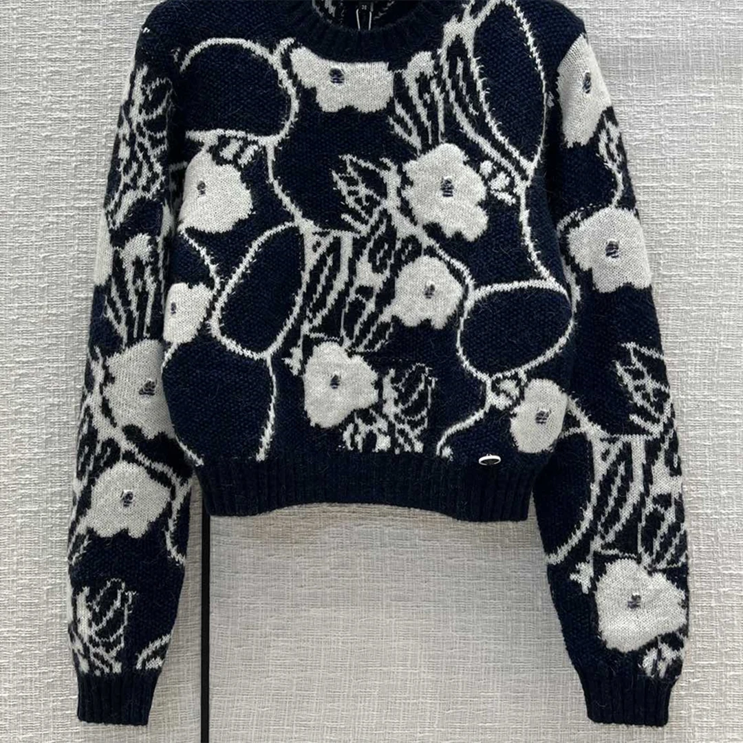 Womens Luxury Brand Camellia Knit 