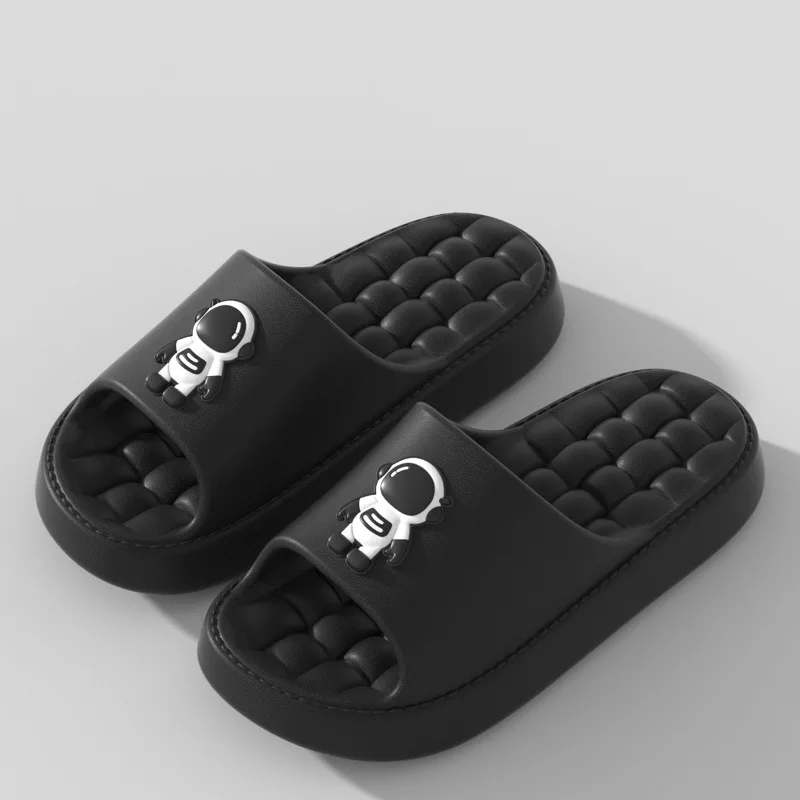 Explosions fashion thick-soled slipper female summer indoor couple home bathroom anti-slip shower slippers male