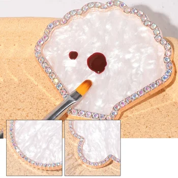 Strumento fotografico per palette di miscelazione dei colori per smalto gel con tabellone in resina per nail art per mostrare