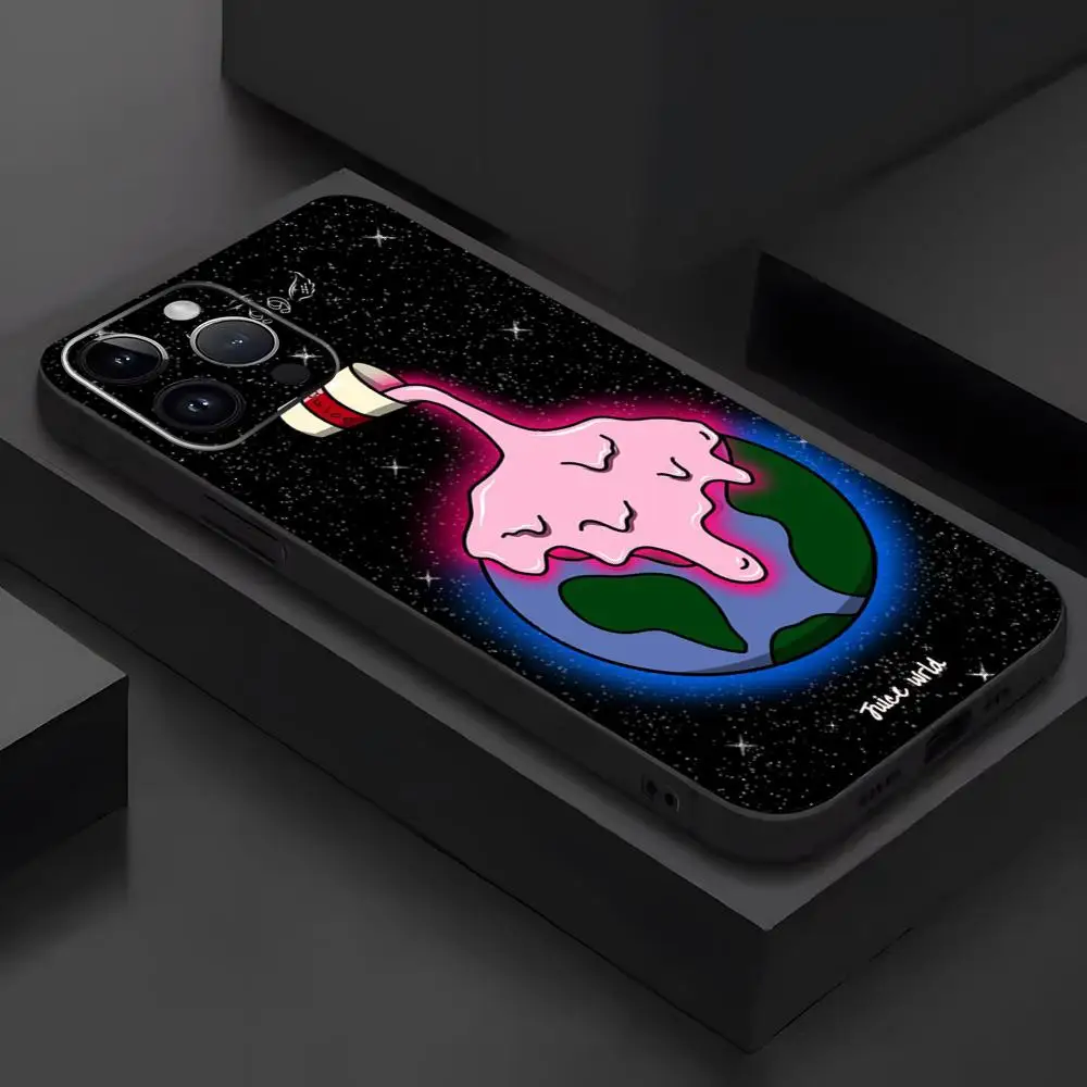 Juice Cool Fashion Design Shockproof Soft Black Phone Case