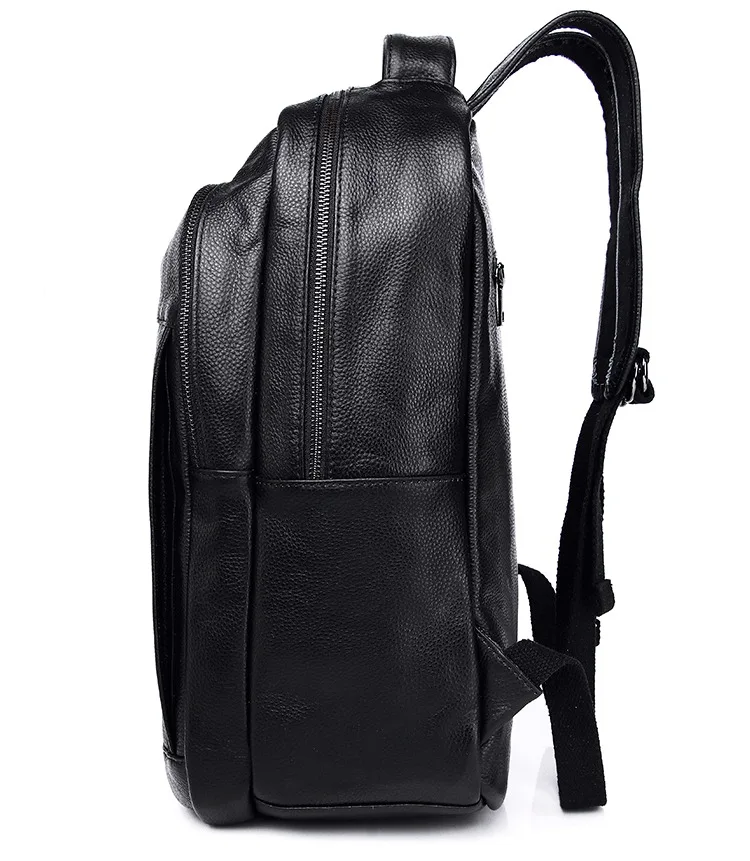 Cowhide Genuine Leather 15.6 inch Laptop Backpack for Men