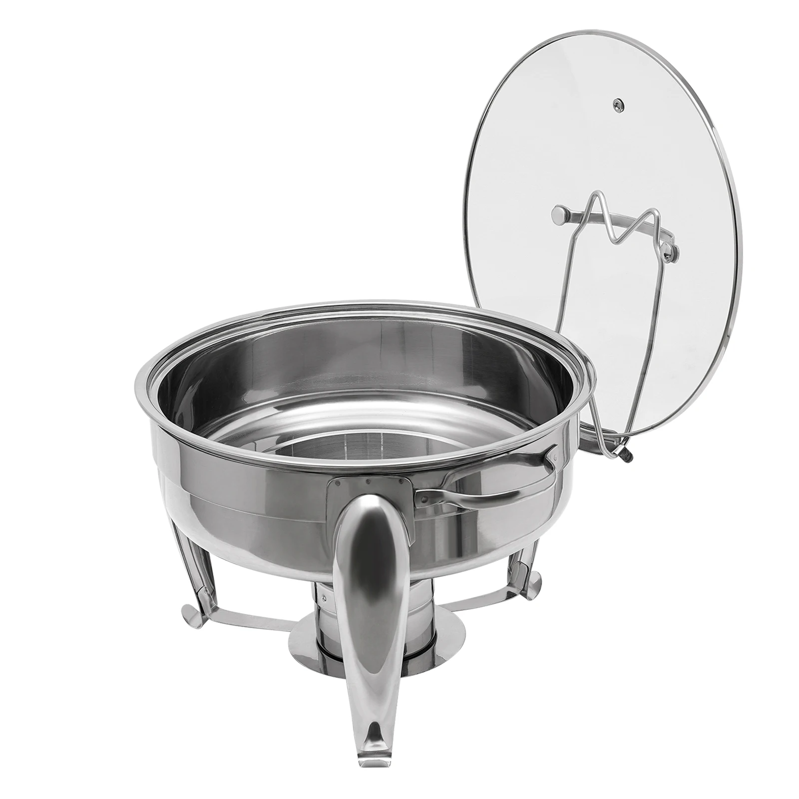 6L Chafing Dish aus Edelstahl, Chafing Dish Buffetwärmer, Buffetserver und Wärmer für Catering-Buffets, Restaurants – Detail 15