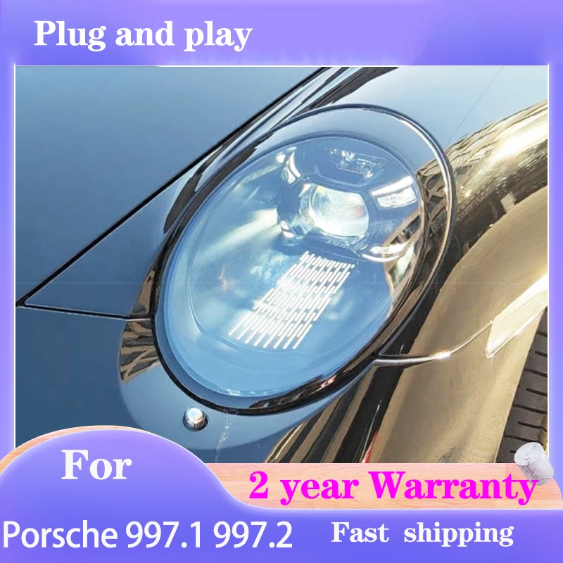 

Car Styling for Porsche 911 Headlamp 2005-2012 997 Head Light 997.1 997.2 DRL Turn Signal Low High Beam Projector Lens