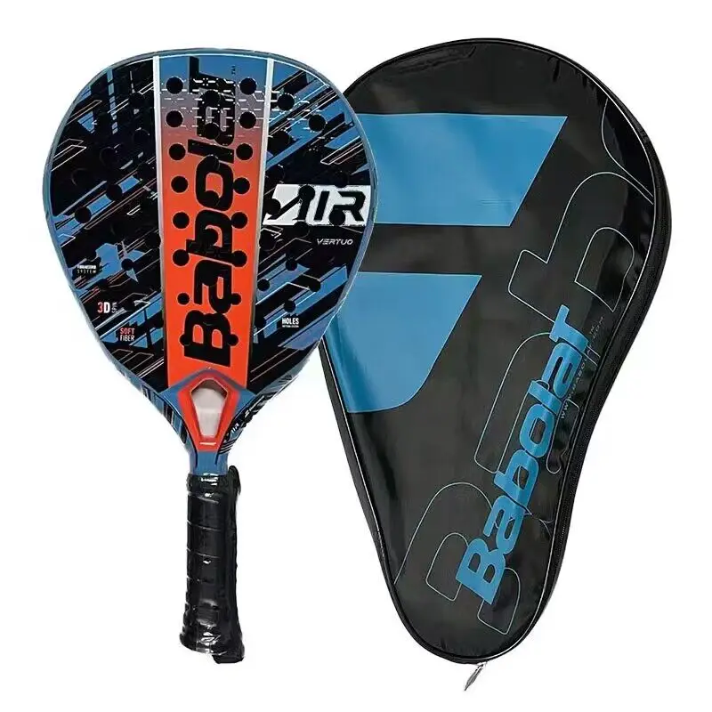 Babolat Padel Tennis Racket Full Carbon fiber beach Raqueta with Racket Bag for Adults Training Accessories 3k 12K 16k