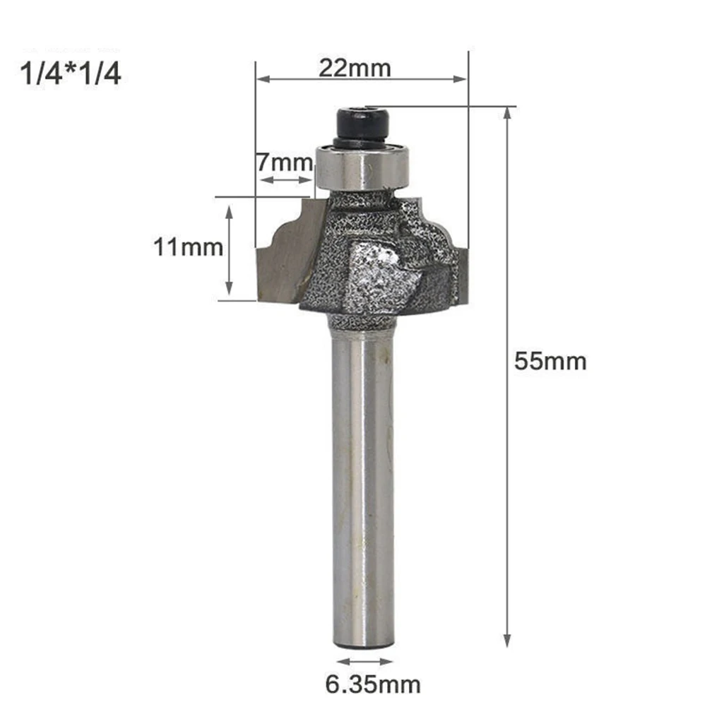 

Фреза для фрезерного станка, 1 шт., 6,35 мм, дюйма
