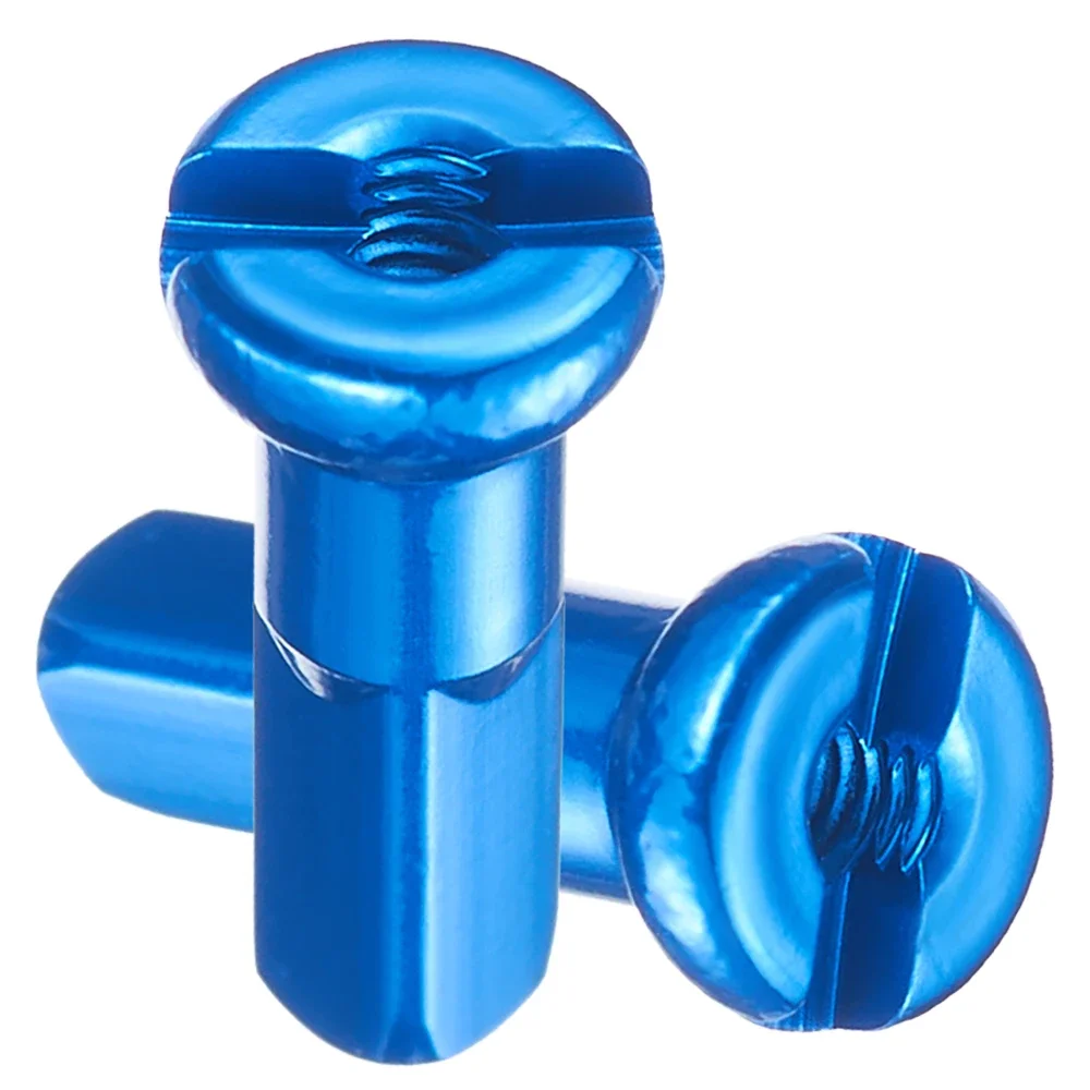 10pcs Aluminum Alloy Spoke Nipples Bike Wheel Spoke Nipples End Tips Caps