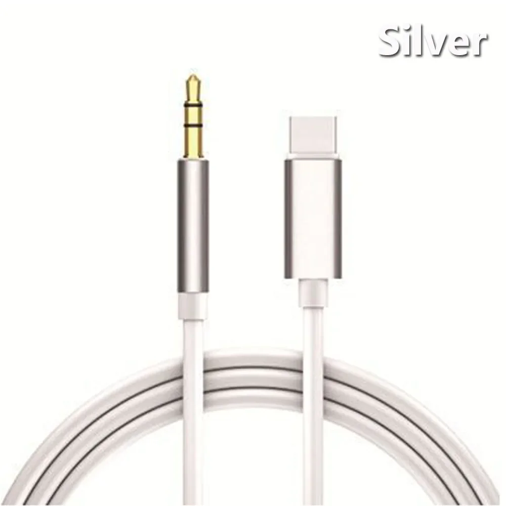 Enhanced USB-C to 3.5mm Audio AUX Adapter Cable for Car Speakers and Headphones
