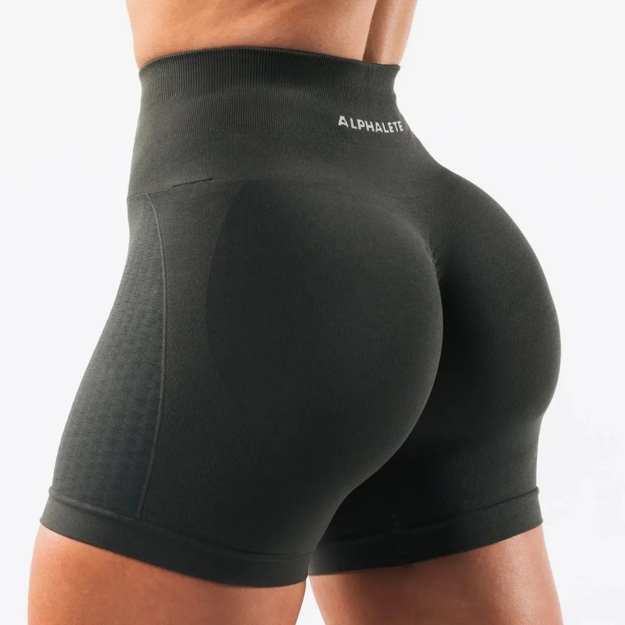 Alphaete Fitness Leggings Women's Gym Sports Tight Running Shorts Hip Three-point Pants 2