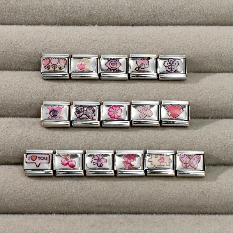 Pink Fashion Bracelet Steel Brand