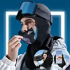 Winter Fleece Hat Balaclava Face Mask Neck Warmer Magnets Ski Mask Breathable Windproof Mask Head Cover Sport Cycling Ski Scarf 3